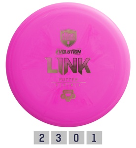 Diskgolfo diskas Putter HARD EXO LINK Evolution Pink